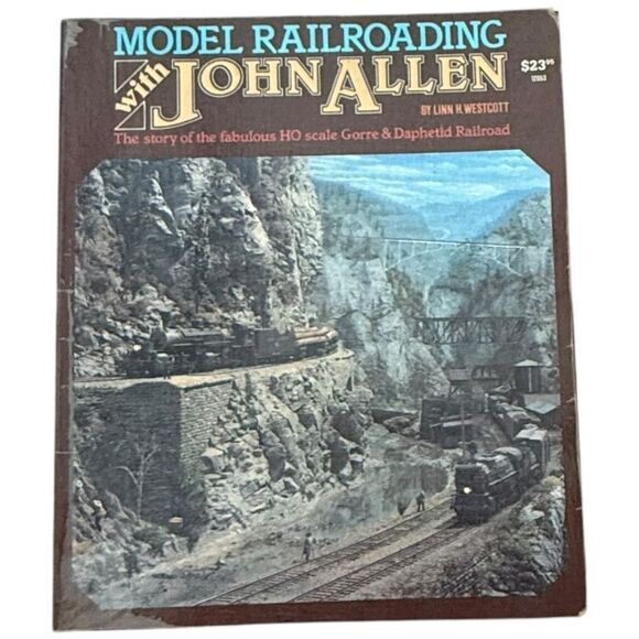 Model Railroading With John Allen Linn H. Wescott Vintage Paperback Book. - Picture 1 of 13